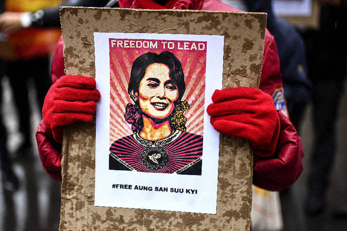 Histoire récente Birmanie Aung San Suu Kyi 